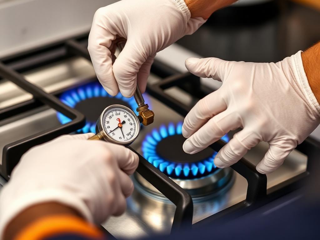 Gas appliance safety check